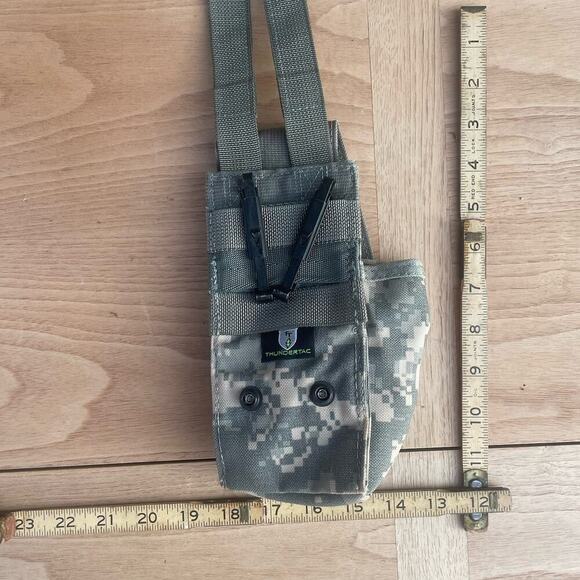Army Triple Round Magazine Pouch Thundertac ACU 3 Mag Pouch - Picture 3 of 3
